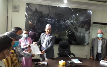 लुम्बिनीको सञ्चार विधेयक पुर्नलेखनको माग गर्दै कानून मन्त्रीलाई ज्ञापन पत्र